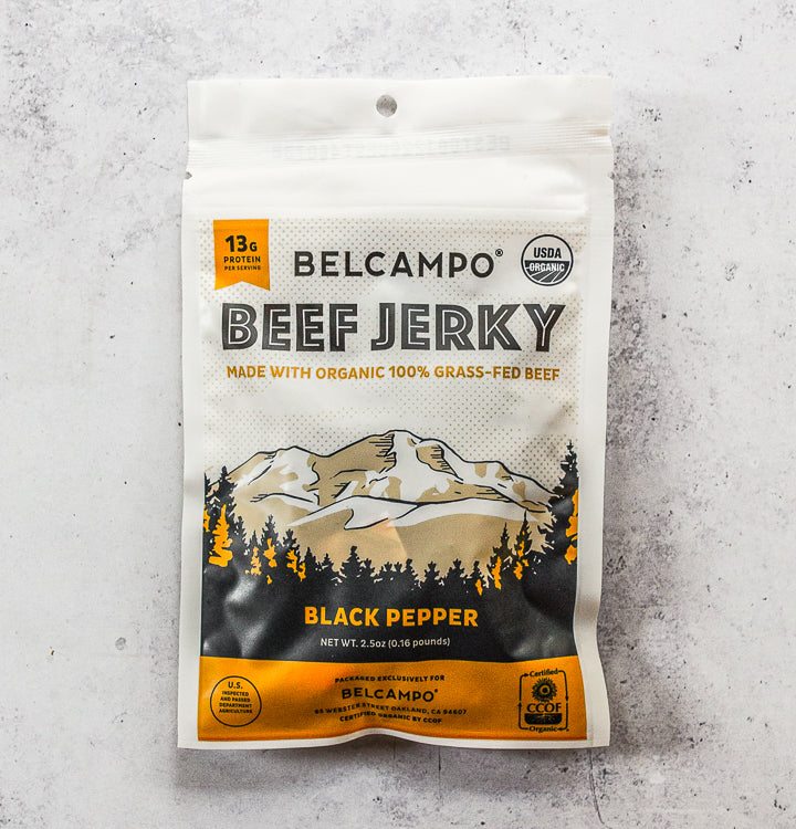 Organic Black Pepper Beef Jerky