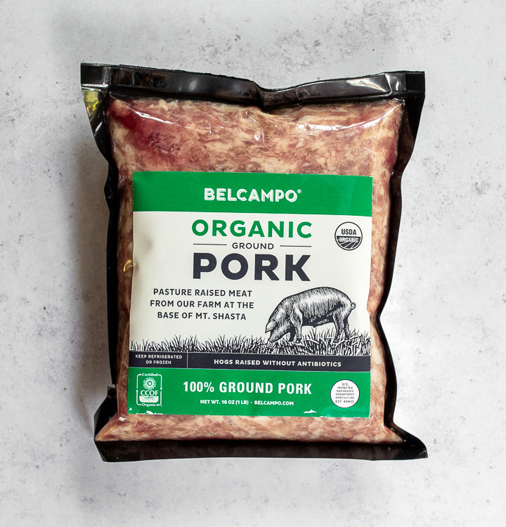 Organic Ground Pork (1 lb), 2 pack